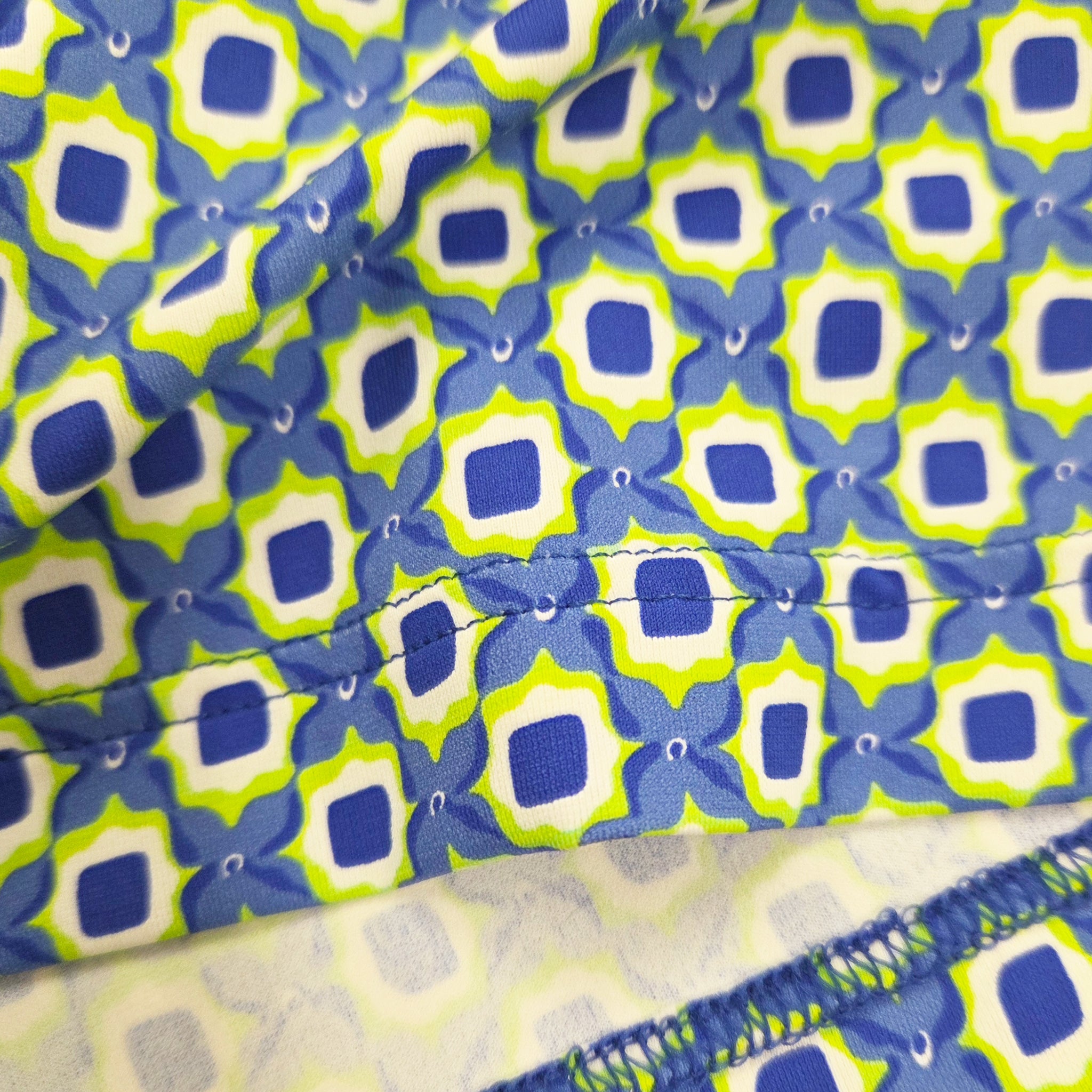 【フロレアーレ】ジオメトリック柄クロップドパンツ