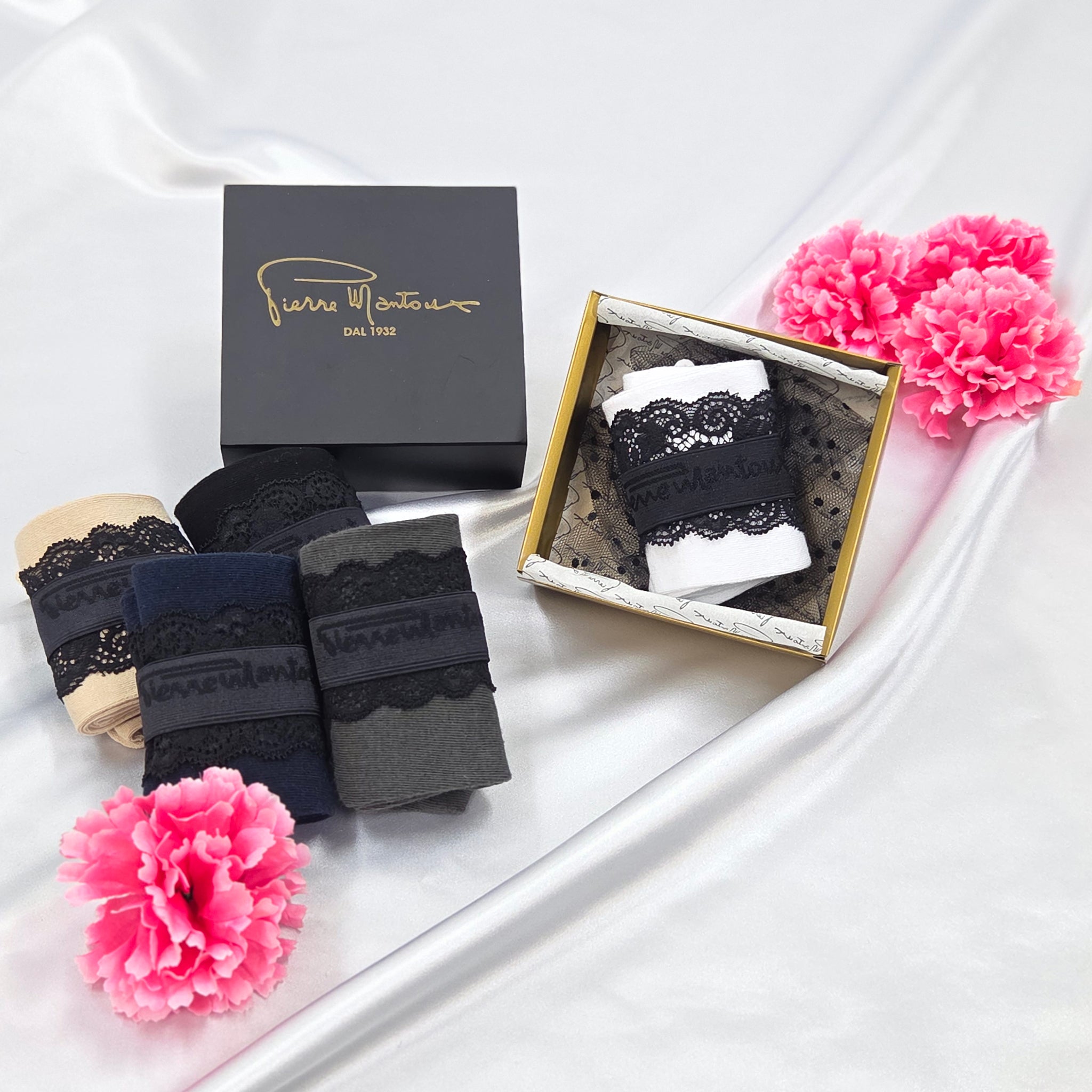 【数量限定ギフトBOX付】綿混プレーンソックス