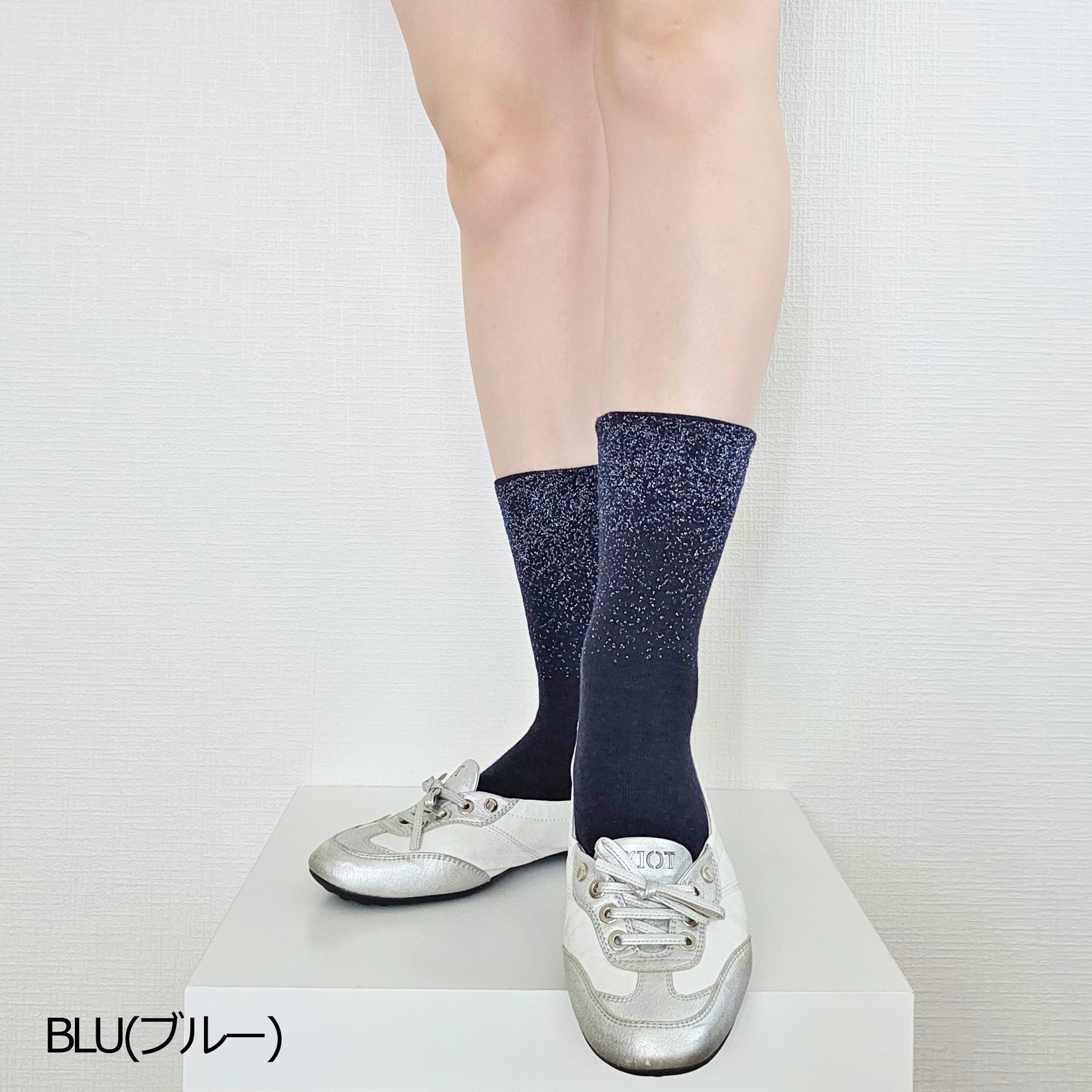 【カプリコルニ】コットンラメソックス