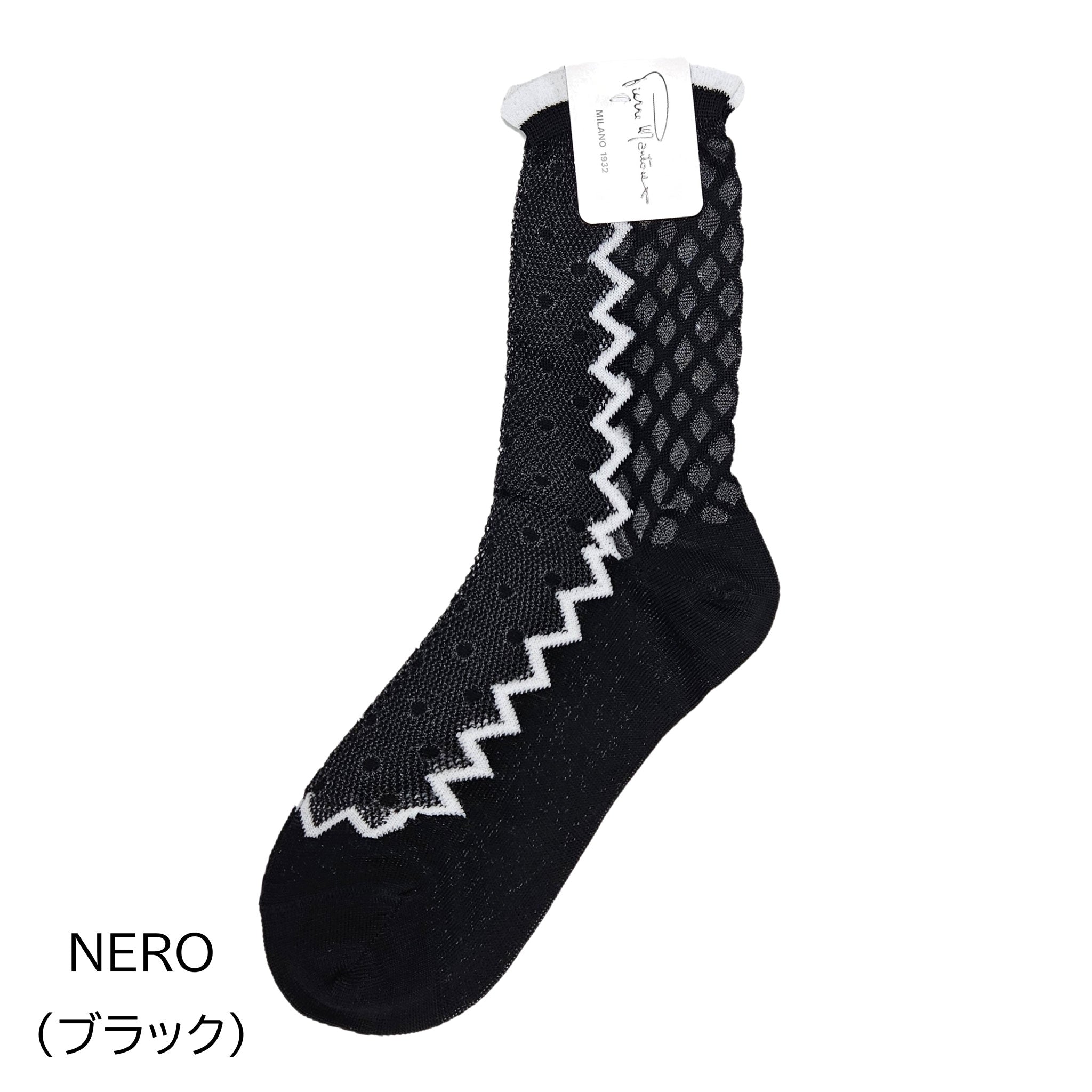 ジオメトリックコンビネーションシアーソックス