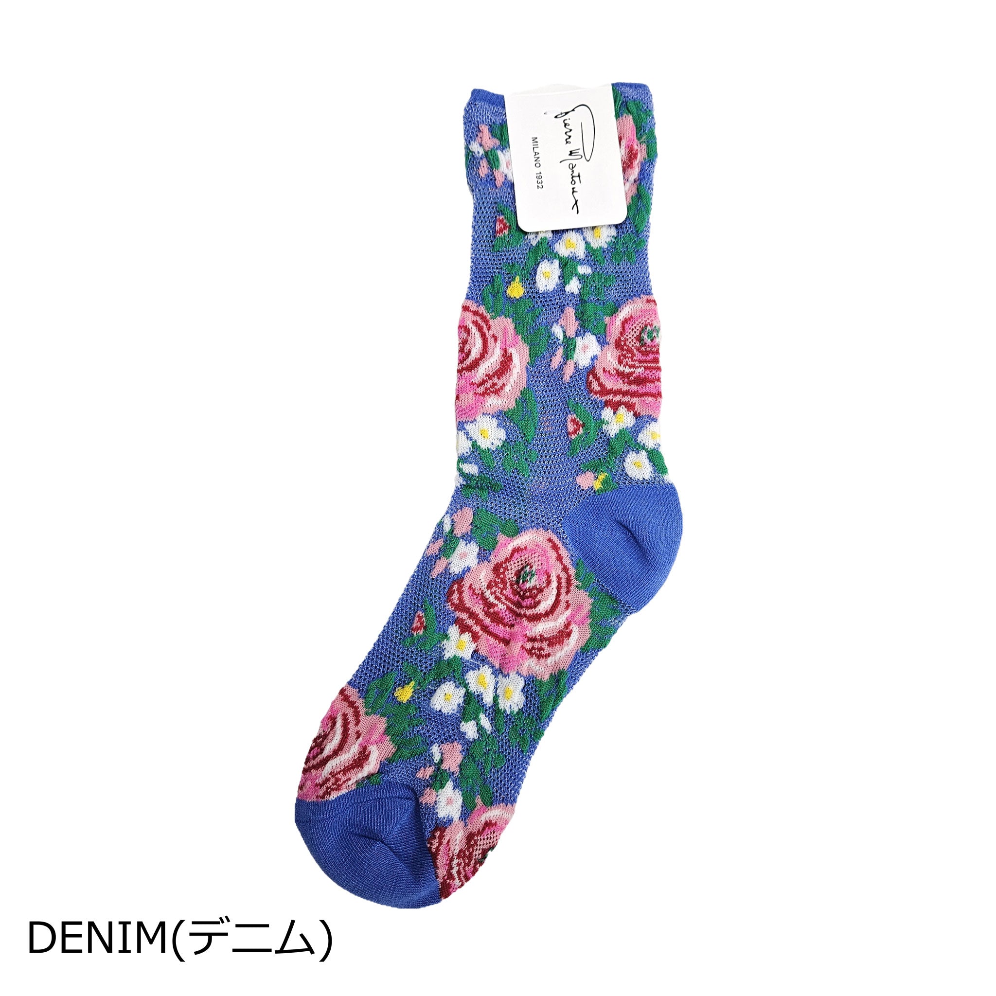 ローズジャガードソックス