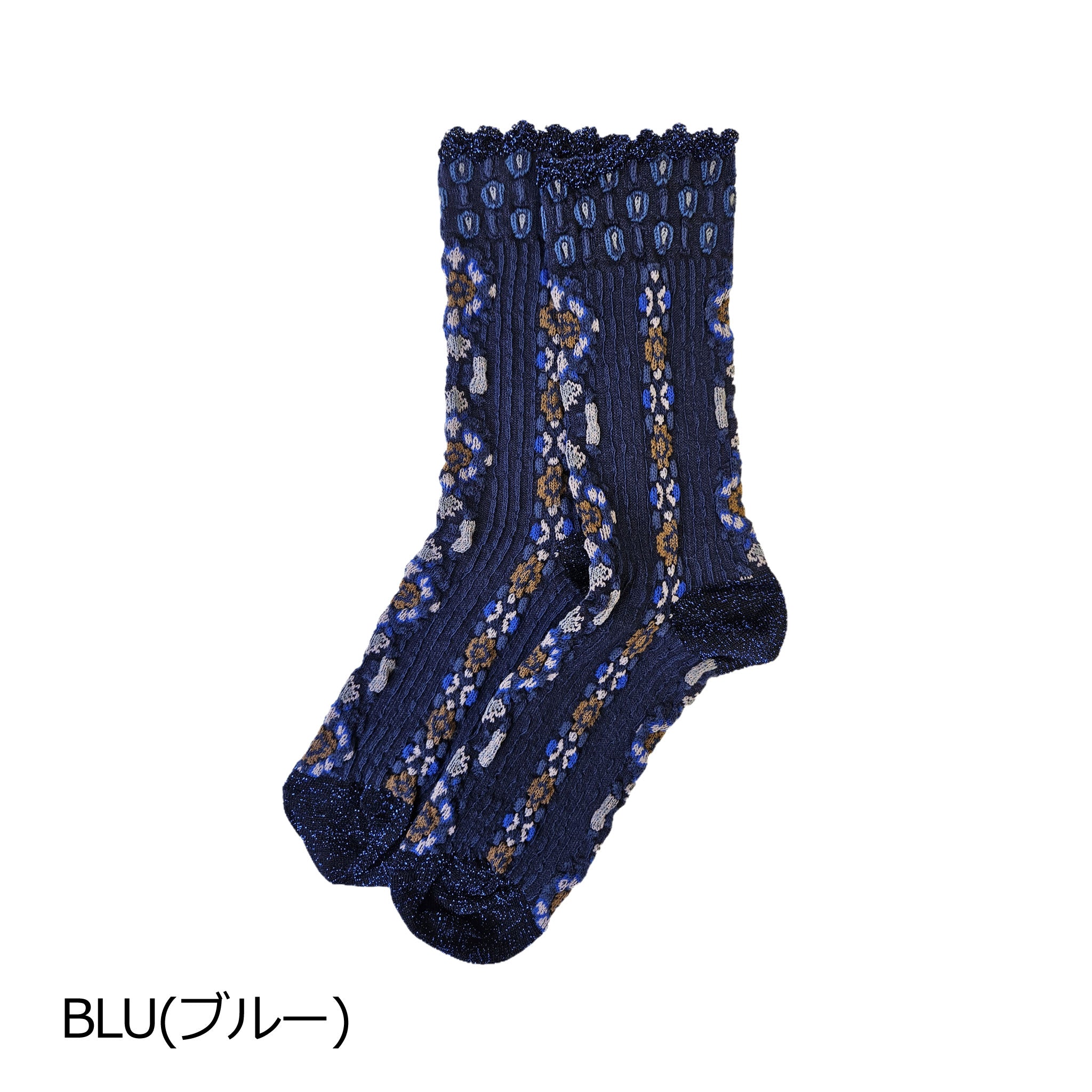 【エイリーン】フラワーパターンソックス