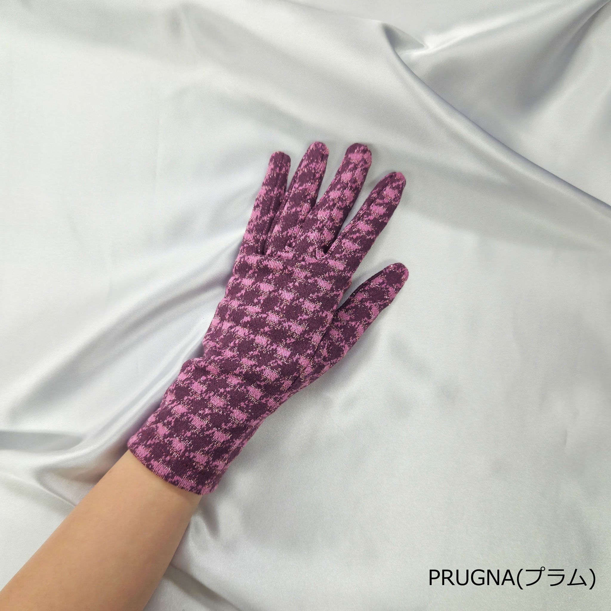 【ゲイル】ハウンドトゥースチェック柄グローブ