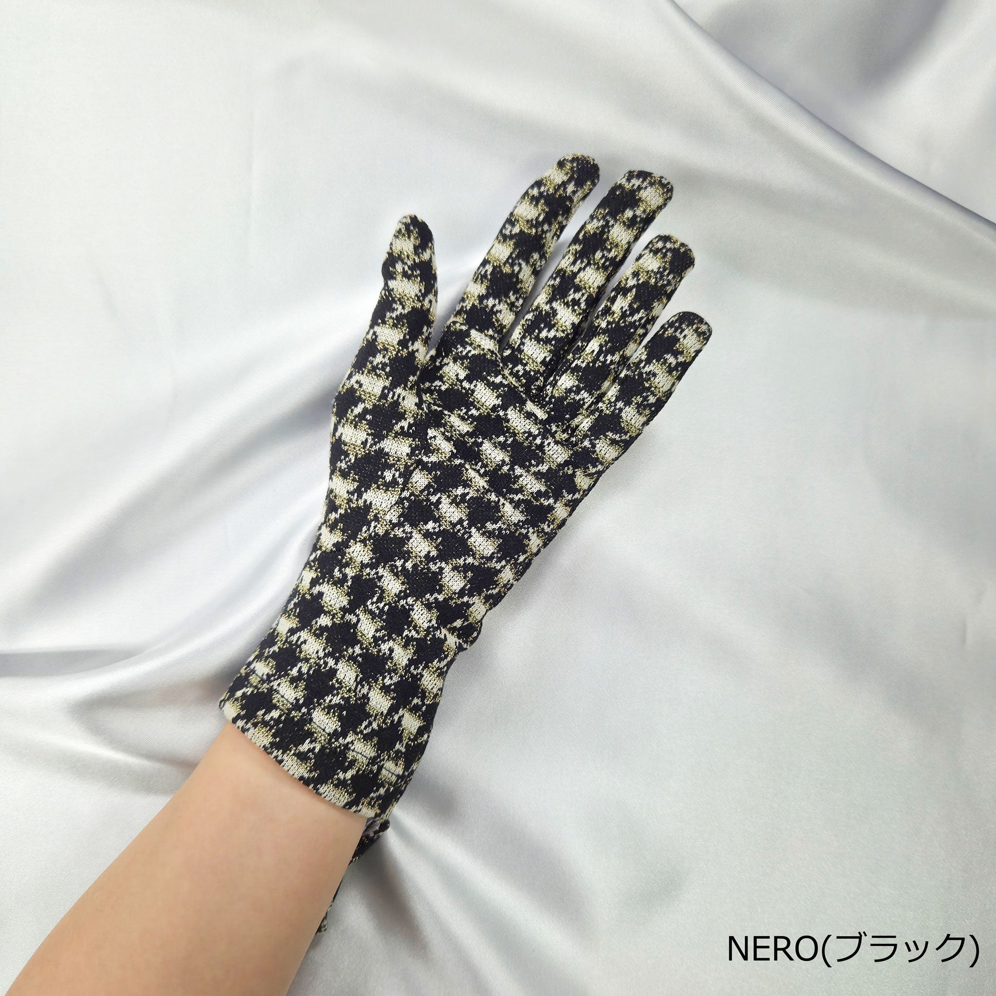 【ゲイル】ハウンドトゥースチェック柄グローブ