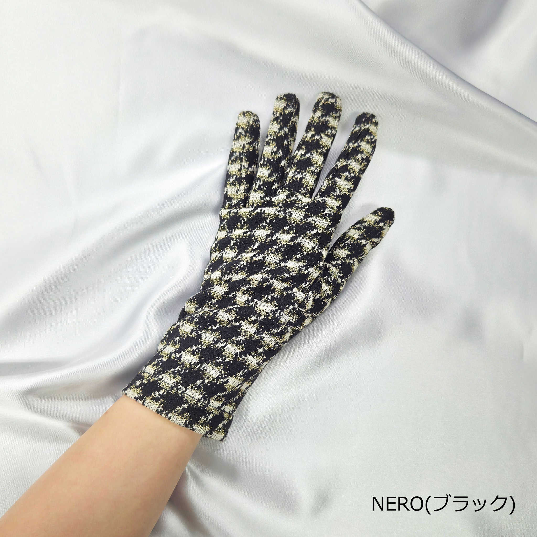 【ゲイル】ハウンドトゥースチェック柄グローブ