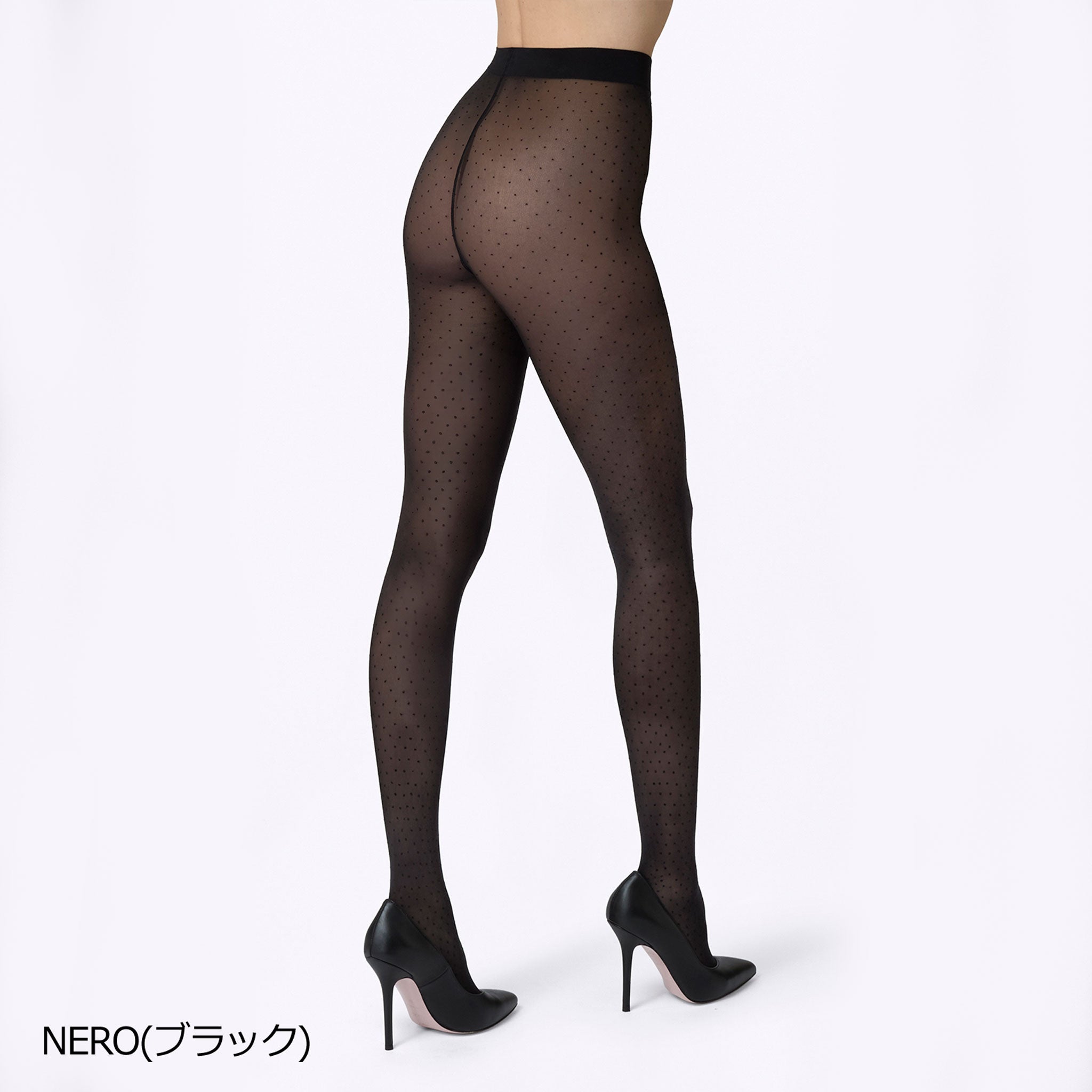 【ジュール】人気のドットモチーフストッキング