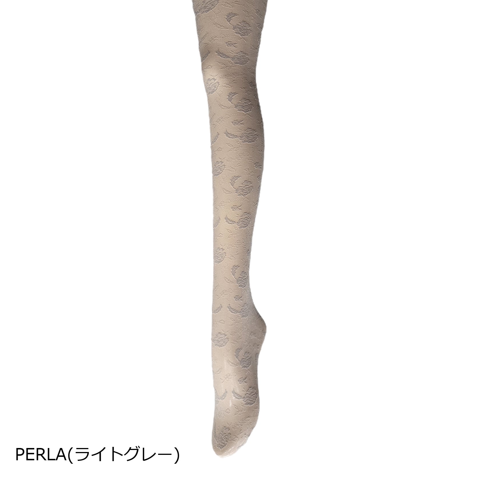 フラワージャガードストッキング