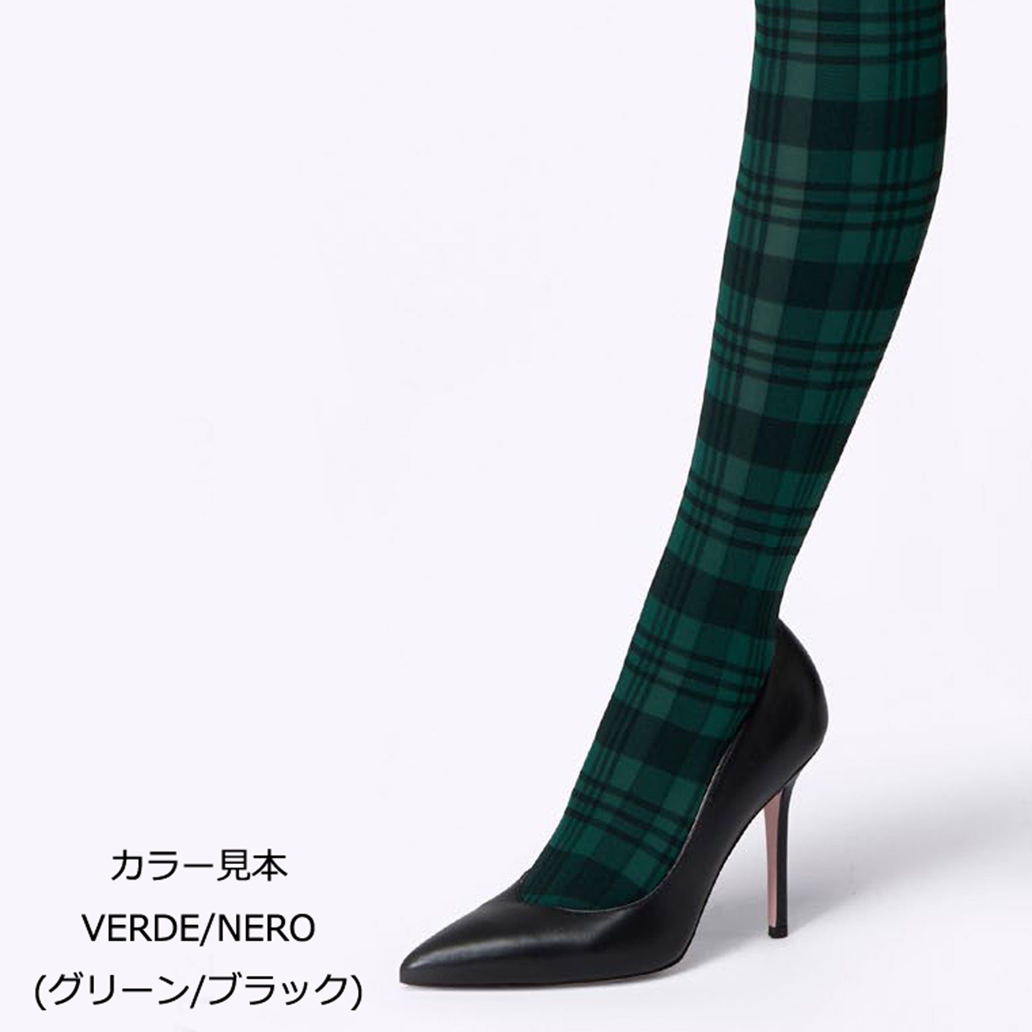 【レジーナ】タータンチェックハイソックス
