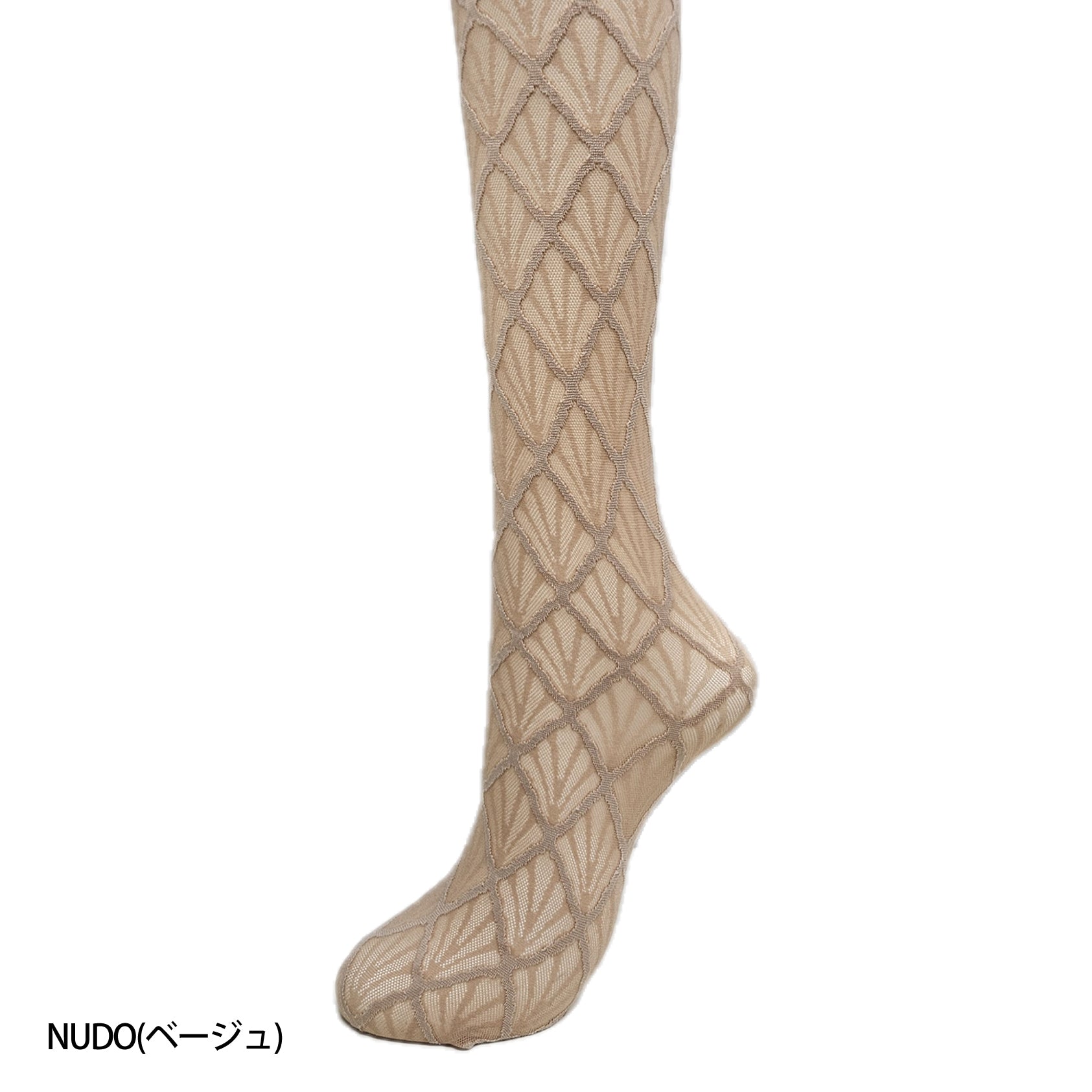 【ヴェルシュカ】シェルダイヤモチーフタイツ