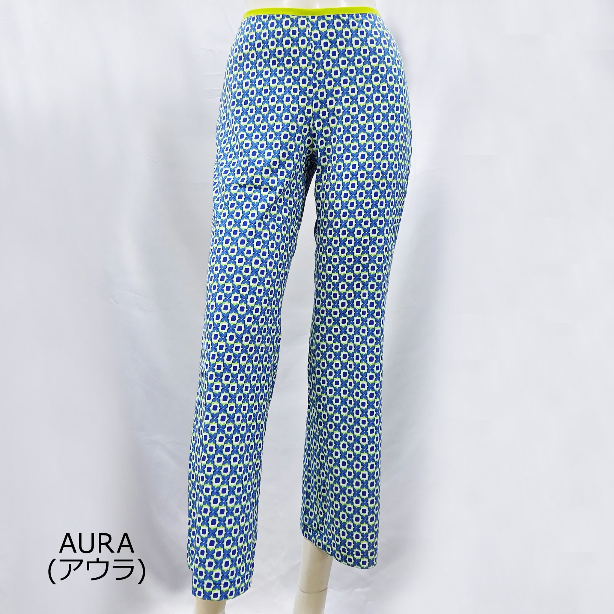 フロレアーレ】フラワー×ジオメトリック柄クロップドパンツ/PANTALONE