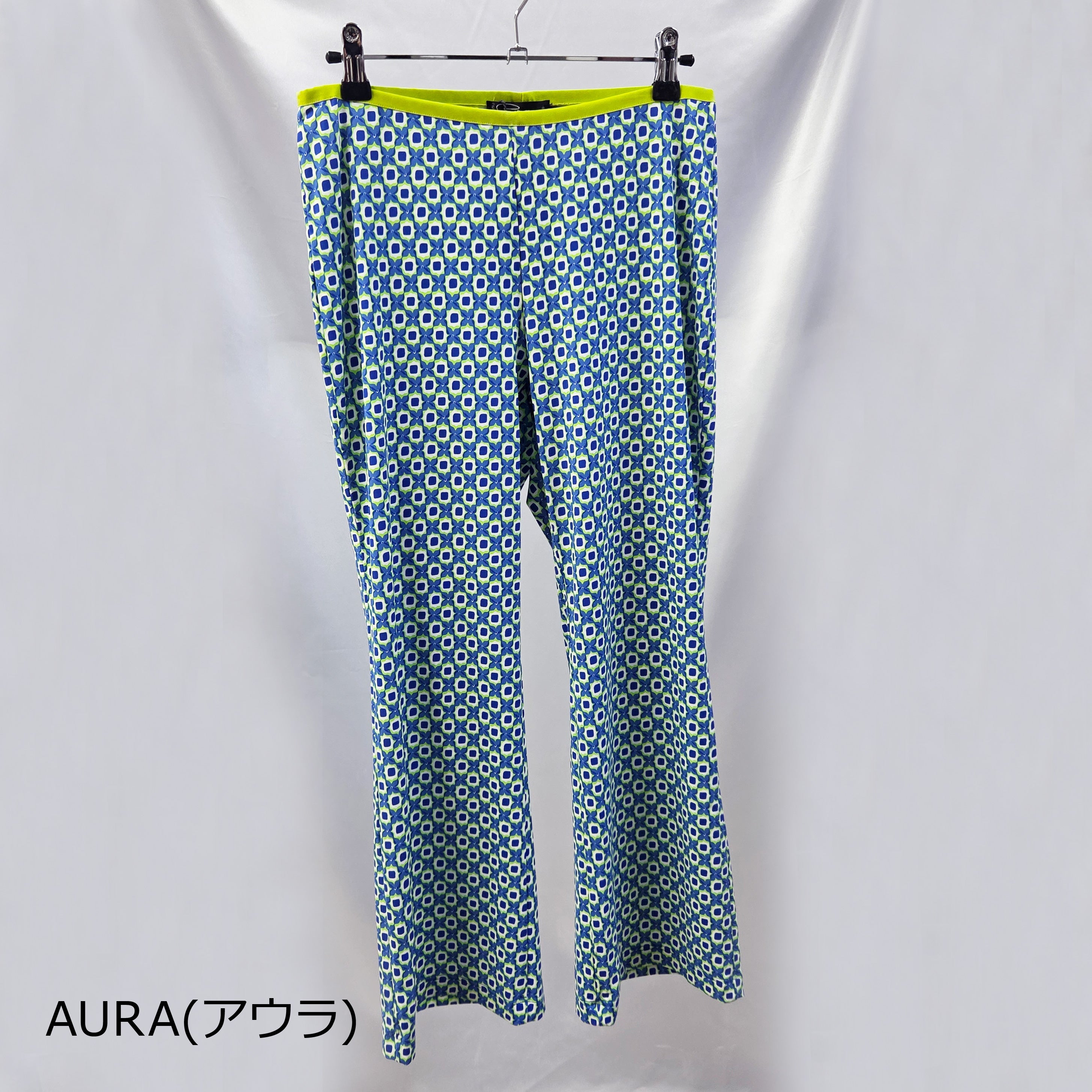 フロレアーレ】フラワー×ジオメトリック柄クロップドパンツ/PANTALONE