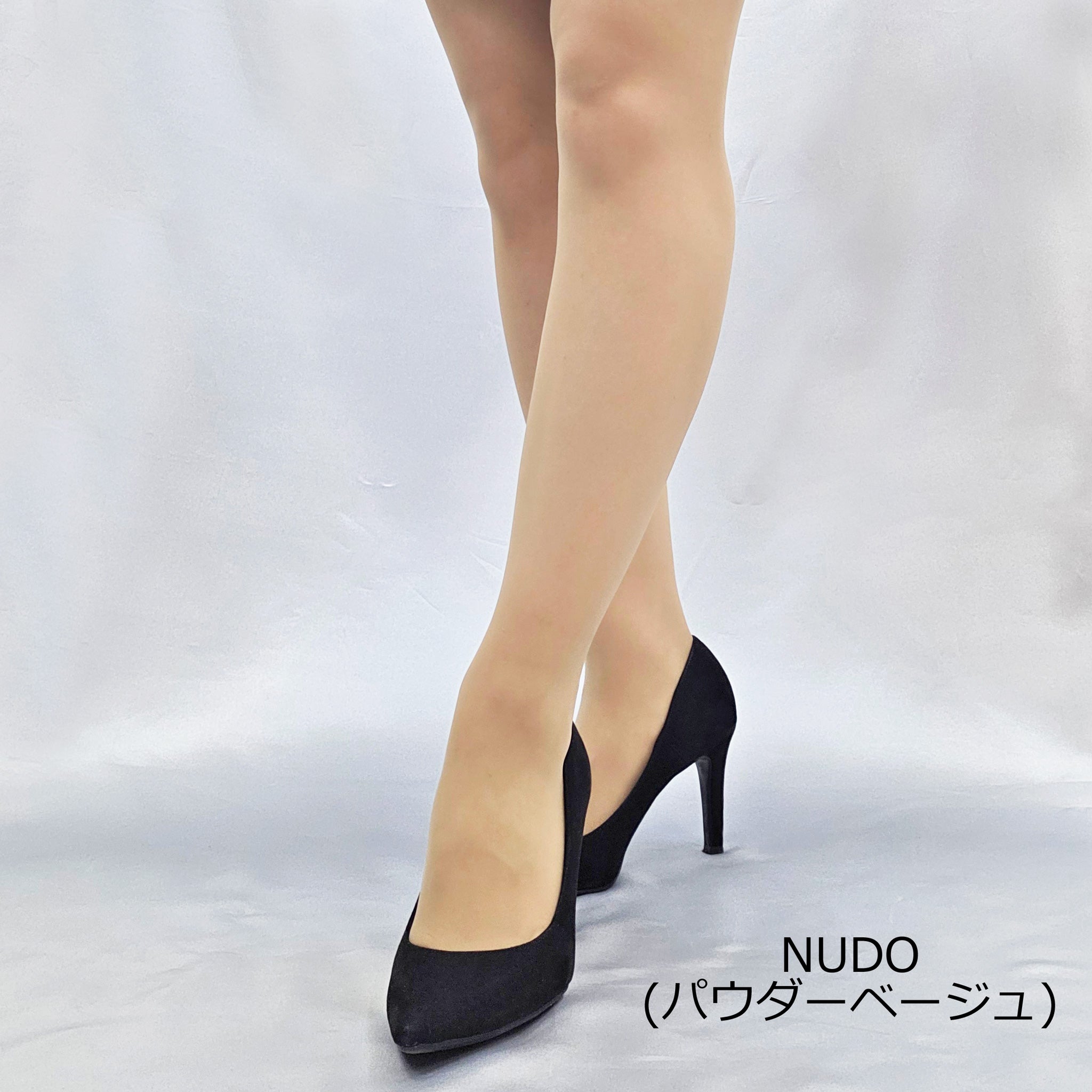 【V15】横縞がなくきめの細かい15デニールストッキング