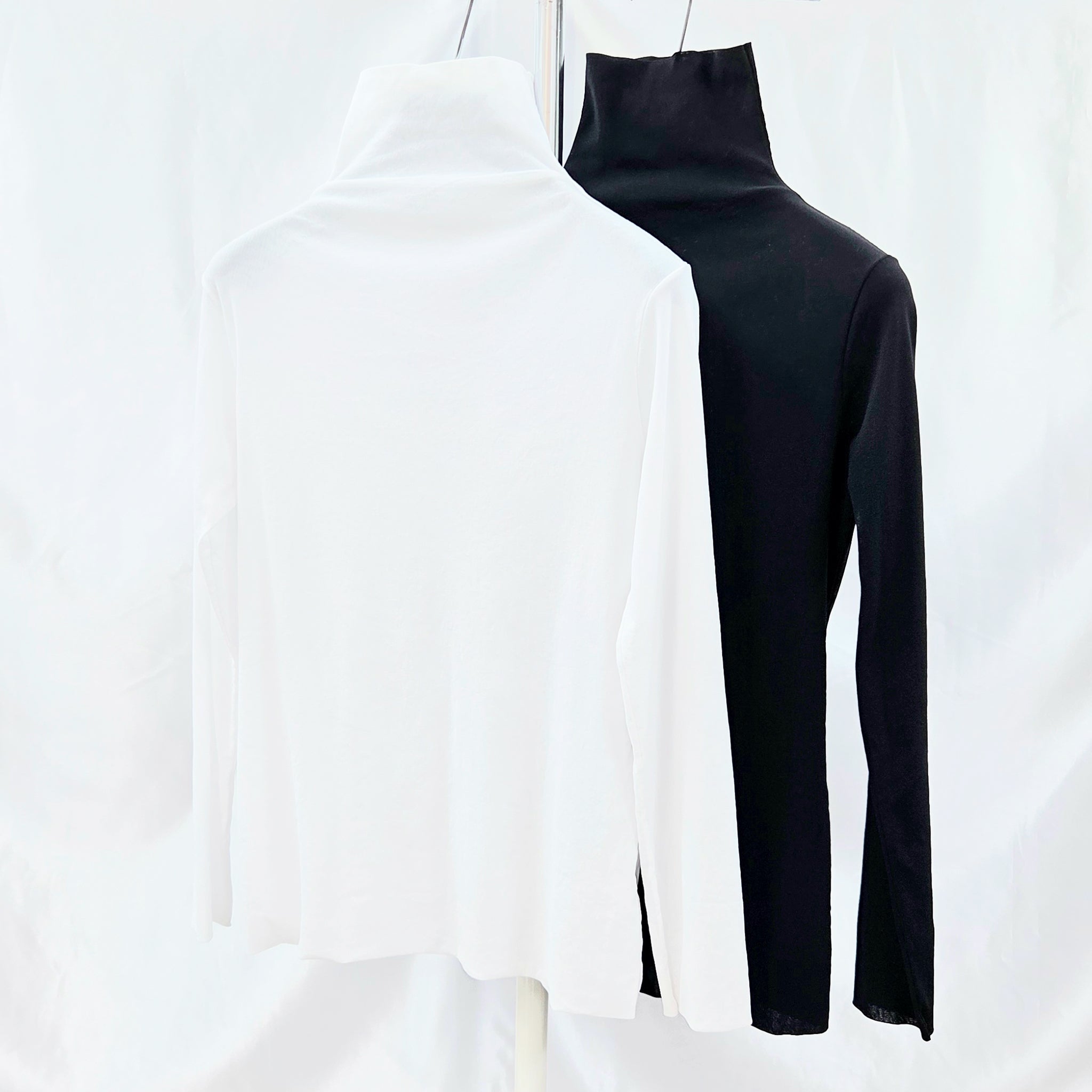 チュールハイネックプルオーバー/ MAGLIA COLLO ALTO TULLE/Pierre
